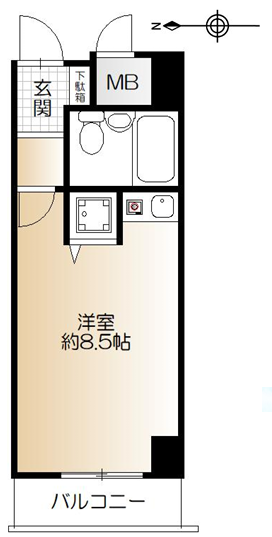 ���Ɍ��_�ˎs�����抄�˒�2���ڂ̓����}���V�����̊Ԏ��}