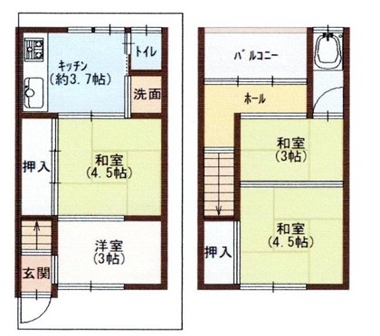 ���Ɍ����s�����@�̌ˌ����݂̊Ԏ��}