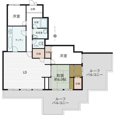 ���Ɍ���ˎs�t����1����3-3�̓����}���V�����̊Ԏ��}