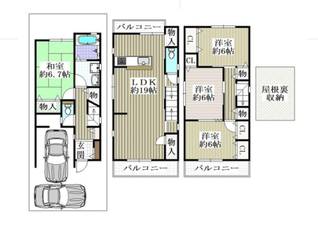 ���{�哌�s�k��6���ڂ̌ˌ����݂̊Ԏ��}�i��N)